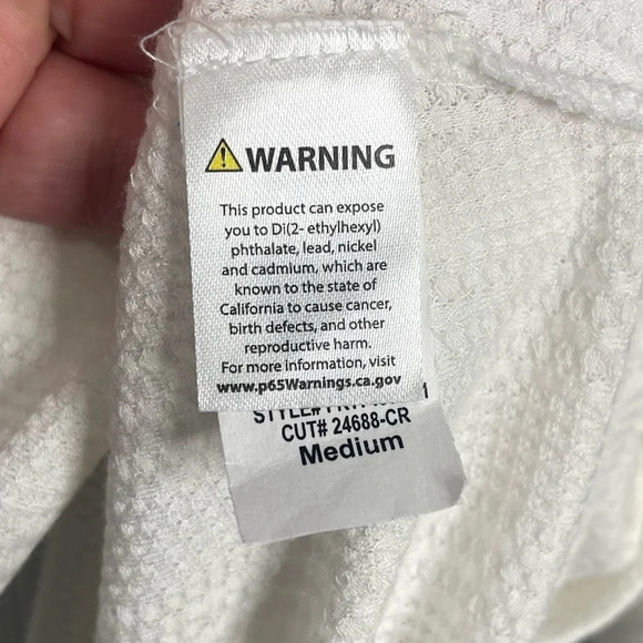 Fantastic Fawn White Medium Waffle Top - Picture 3 of 6